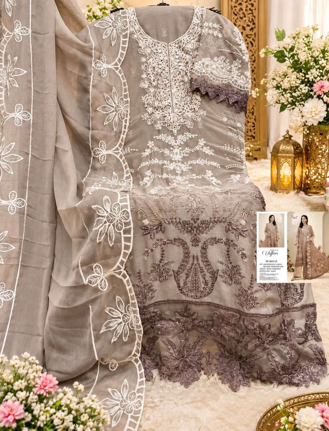 SHREE FABS SF 5652 COLOR CHIFFON DESIGNER SALWAR SUIT IN UNSTITCH THE NEXT GENERATION ETHNIC